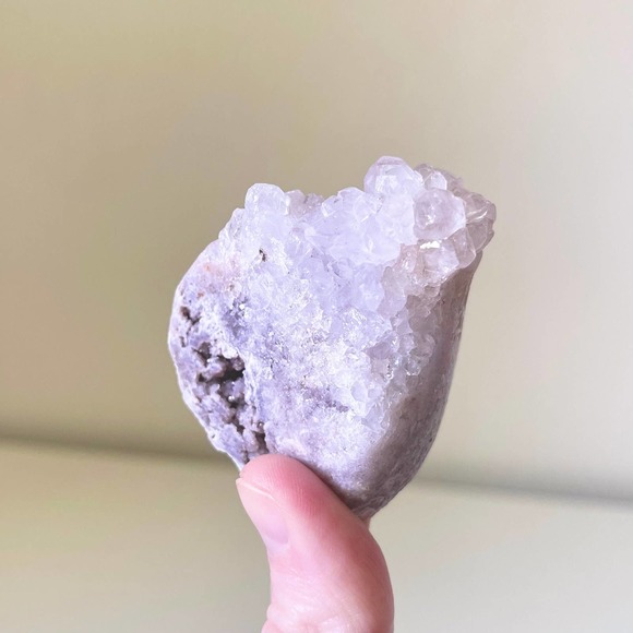 Pink Amethyst Free Form Druzy Crystal High Quality - Picture 7 of 7